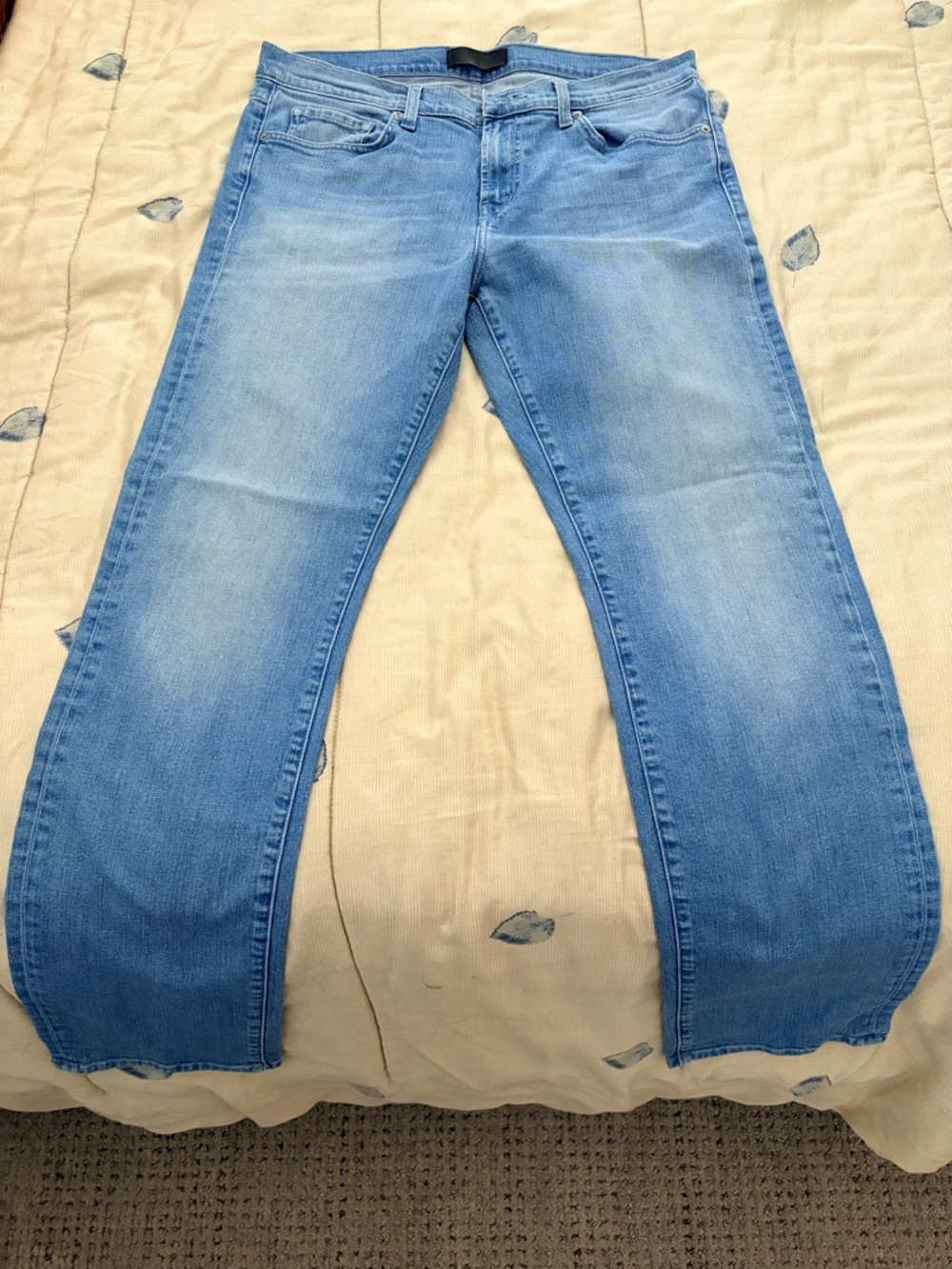 Mens J Brand Light Wash Straight Leg Jeans - TWO PAIRS